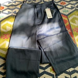 Women’s Uniqlo XS Blue Satin Pants
